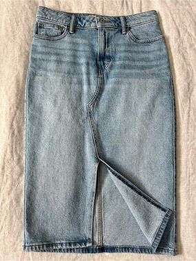 Lucky Brand Denim Midi Skirt